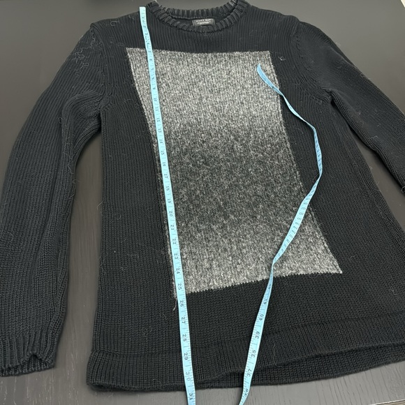 Black and gray ZARA long sweater - Picture 4 of 6
